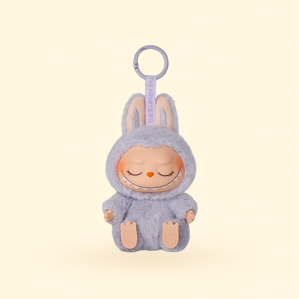 The Monsters “Have a Seat” – Zizi (Lilac Bunny Plush Keychain)