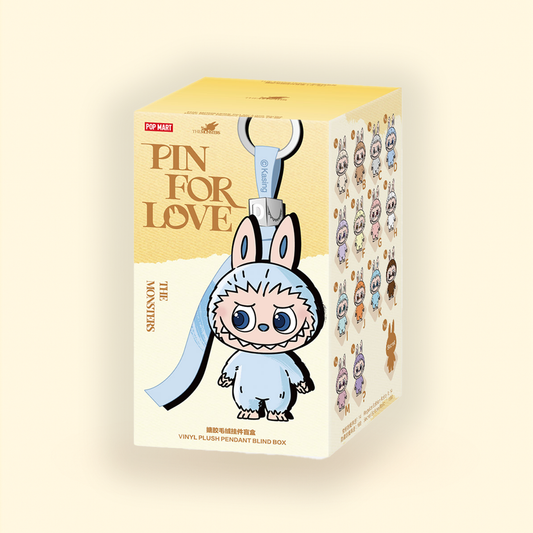 Labubu The Monsters – “Pin for Love” Series A-M | Vinyl Plush Pendant Blind Box
