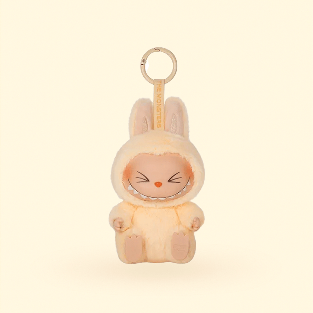 The Monsters “Have a Seat” – Sisi (Cream Beige Bunny Plush Keychain) - ImLabubu