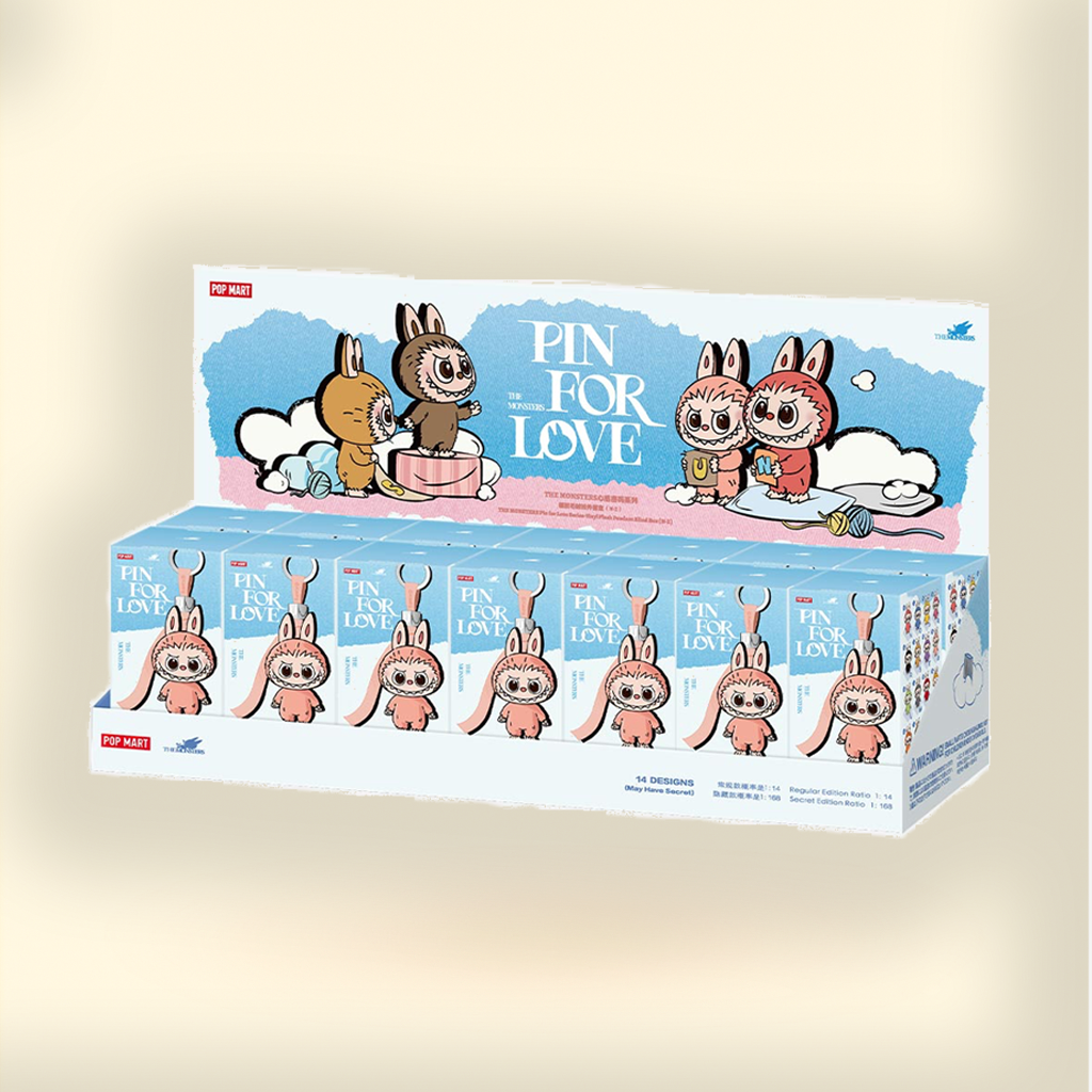 Labubu The Monsters – “Pin for Love” Series N-Z | Vinyl Plush Pendant Blind Box (Copy)